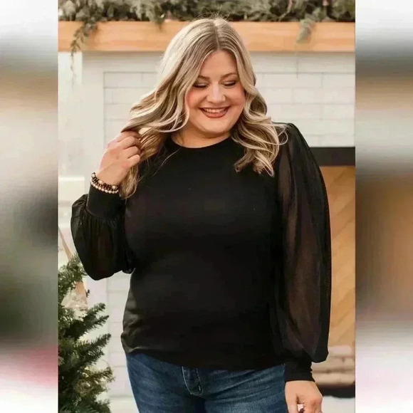 Joie Long Sleeved Smocked Top - Picture 4 of 6